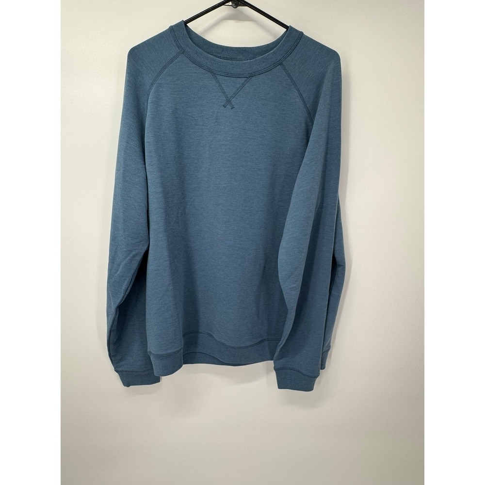FootJoy‎ Lifestyle Men's Golf Pullover French Terry Crewneck Large Ink Heather